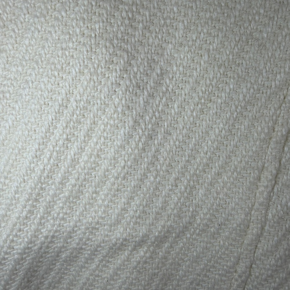 New York & Company Ivory Textured Coat Winter Wedding Y2K Retro Dressy Outerwea - Picture 4 of 10